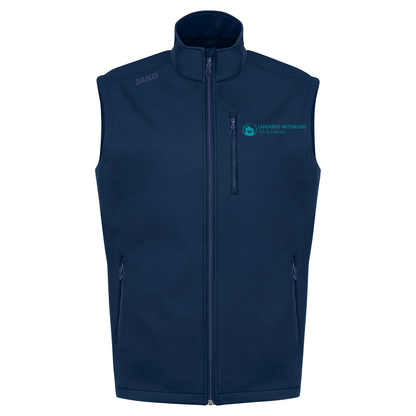 TEL Fükom Wittmund Softshellweste Premium Damen Blau