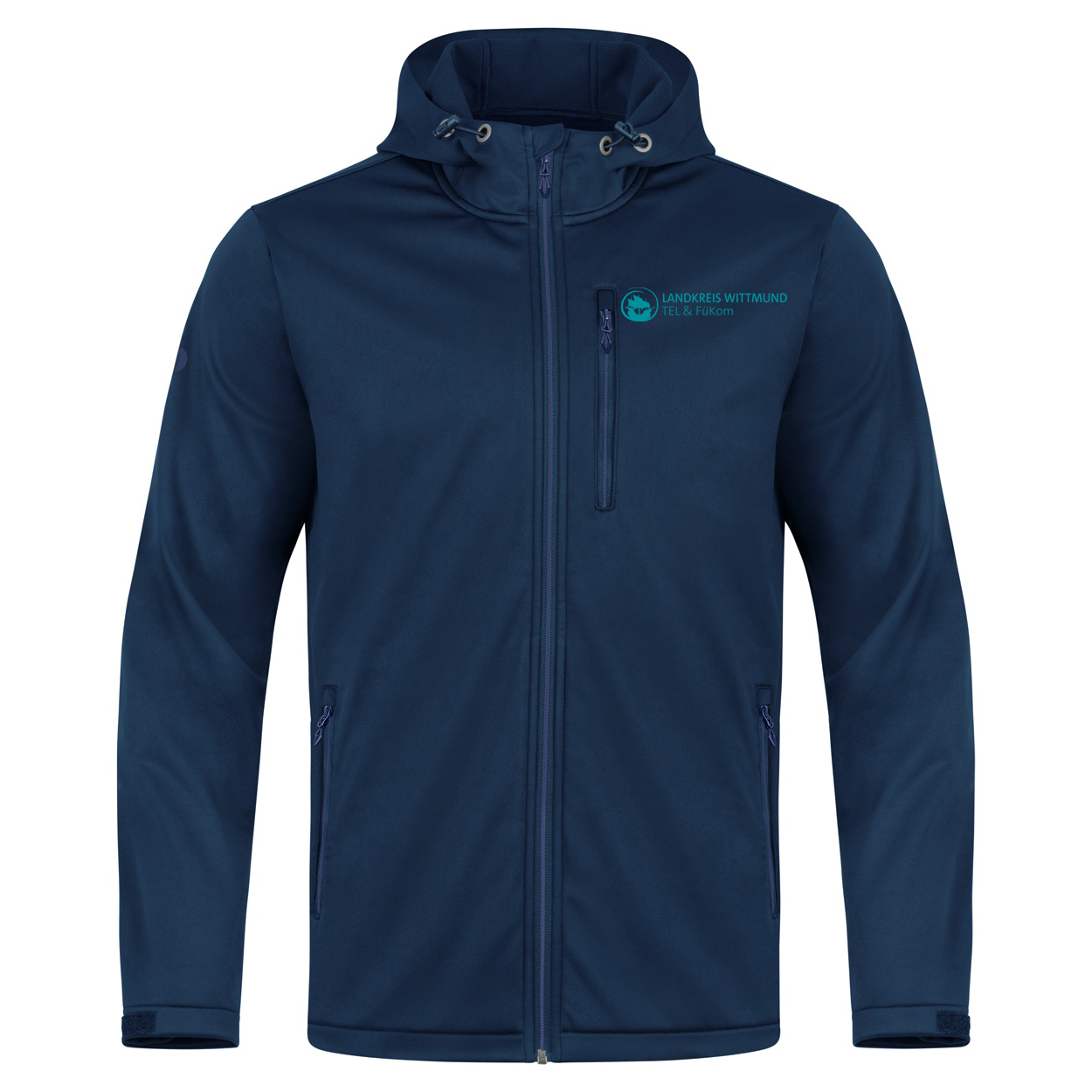 TEL Fükom Wittmund Softshelljacke Premium Damen Blau