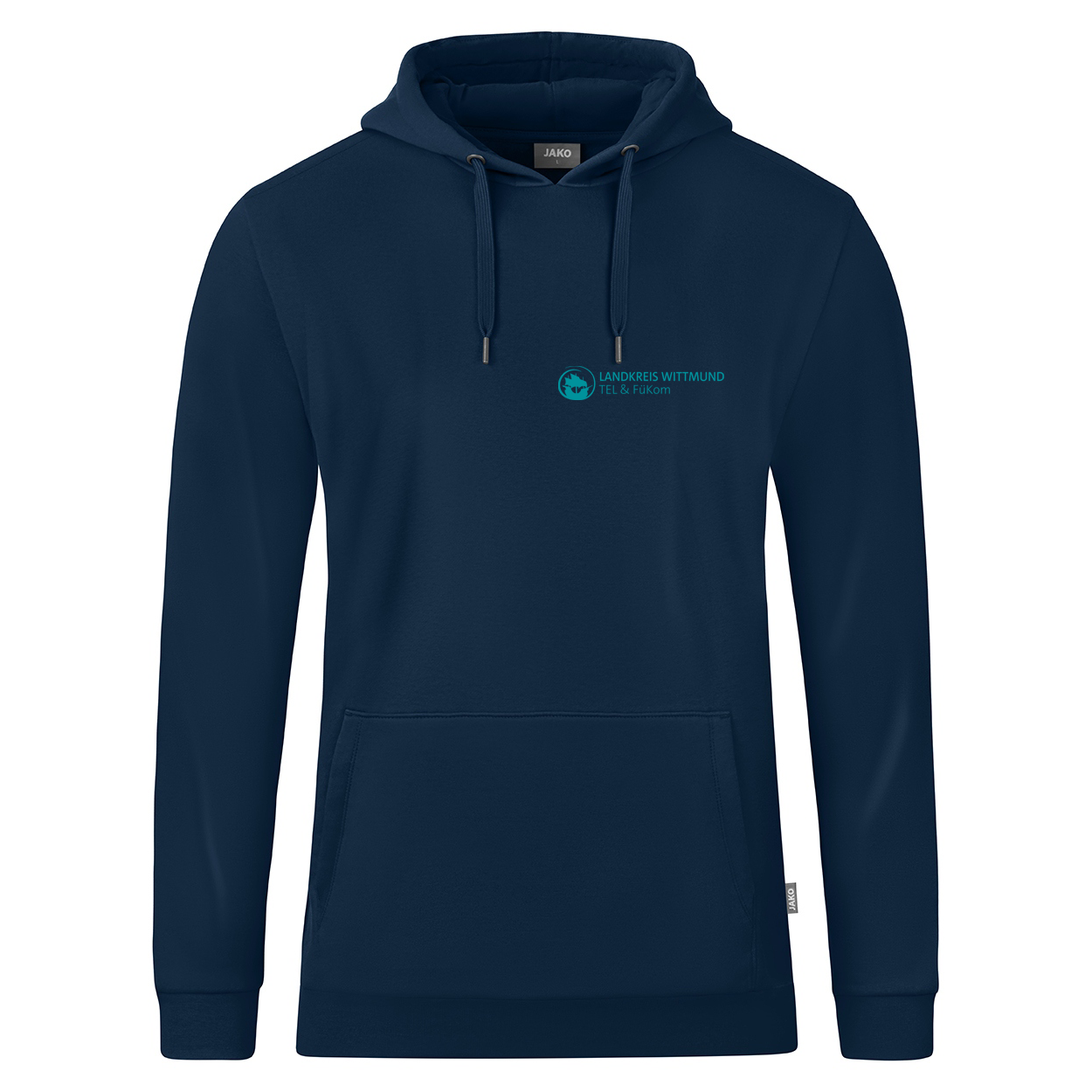 TEL Fükom Wittmund Kapuzensweat Organic Herren Blau
