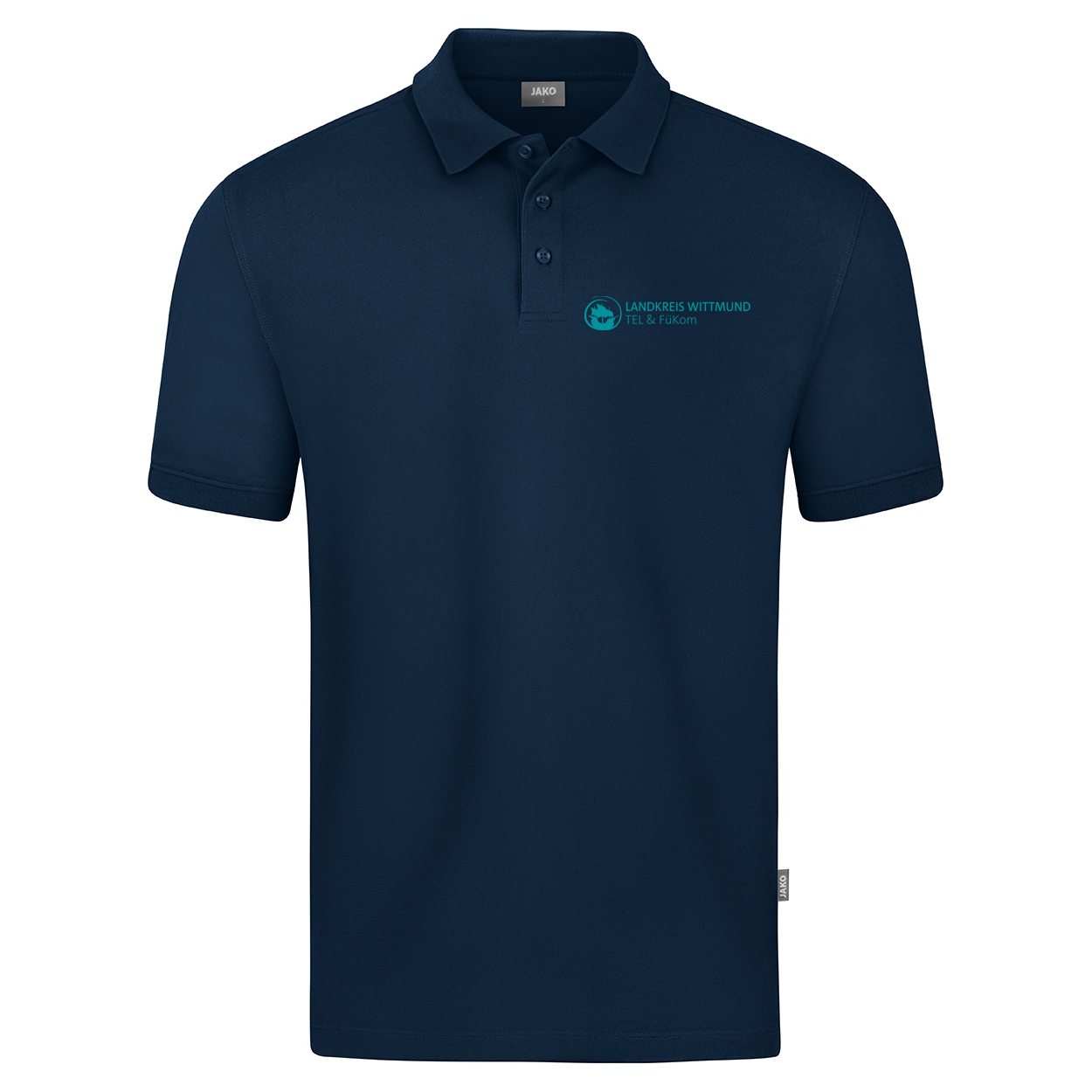 TEL Fükom Wittmund Polo Doubletex Herren Blau