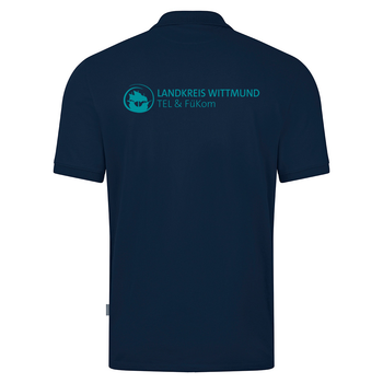 TEL Fükom Wittmund Polo Doubletex Herren Blau