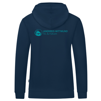 TEL Fükom Wittmund Kapuzenjacke Organic Herren Blau