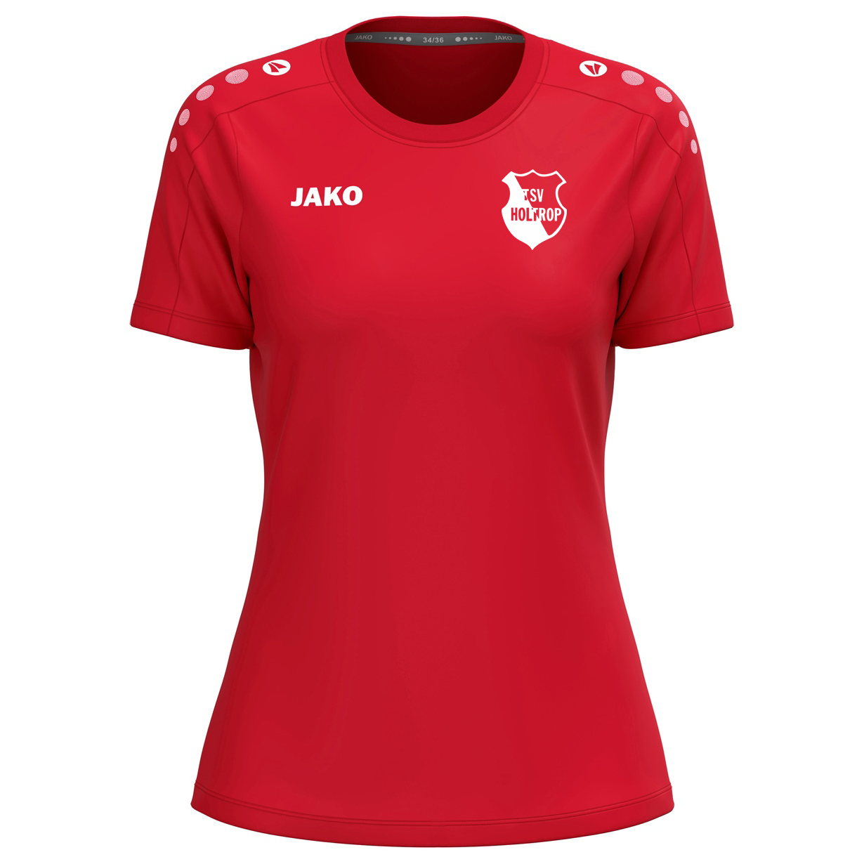 TSV Holtrop T-Shirt Cotton Damen Rot