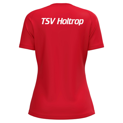 TSV Holtrop T-Shirt Cotton Damen Rot