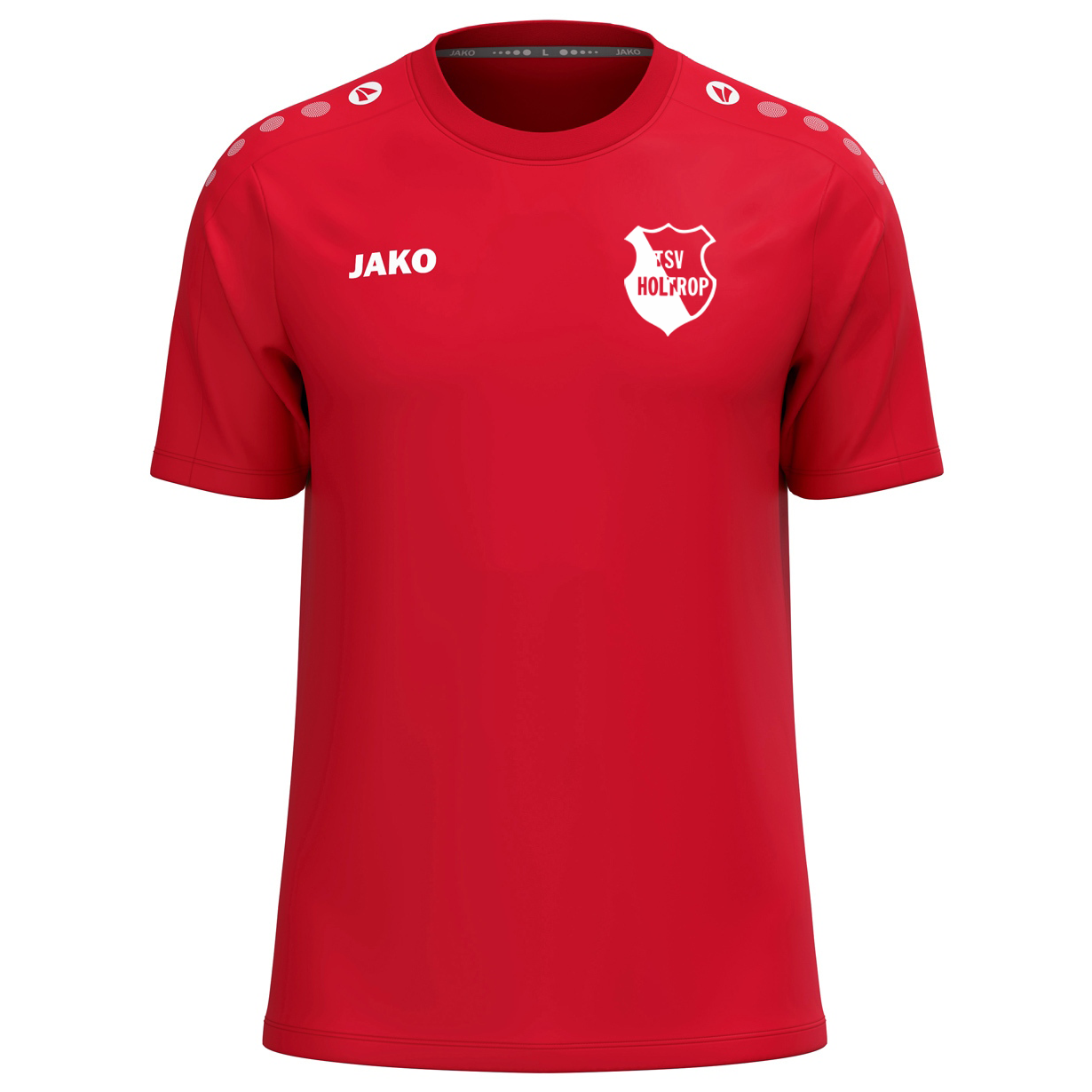TSV Holtrop T-Shirt Cotton Herren Rot