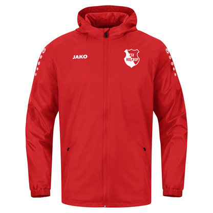 TSV Holtrop Allwetterjacke Kinder Rot