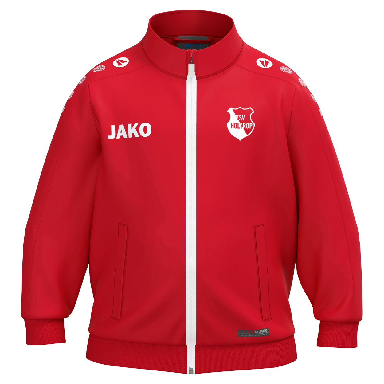 TSV Holtrop Polyesterjacke Bambini Rot