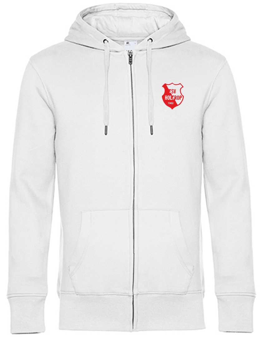 TSV Holtrop Fan - Sweatjacke Herren weiß