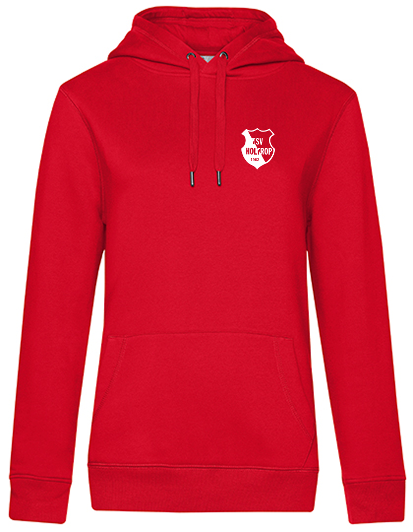 TSV Holtrop Fan - Hoodie Damen rot