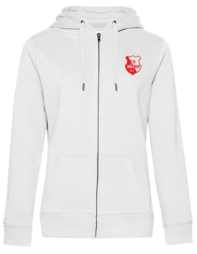TSV Holtrop Fan - Sweatjacke Damen weiß