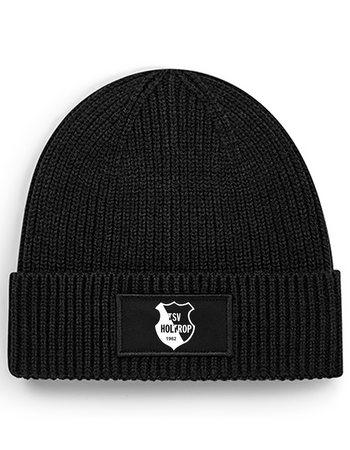TSV Holtrop Fan - Rippstrick Beanie schwarz