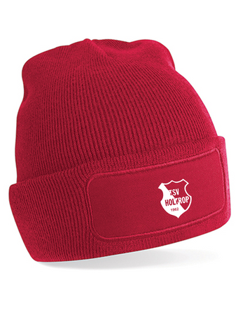 TSV Holtrop Fan - Beanie Patch rot