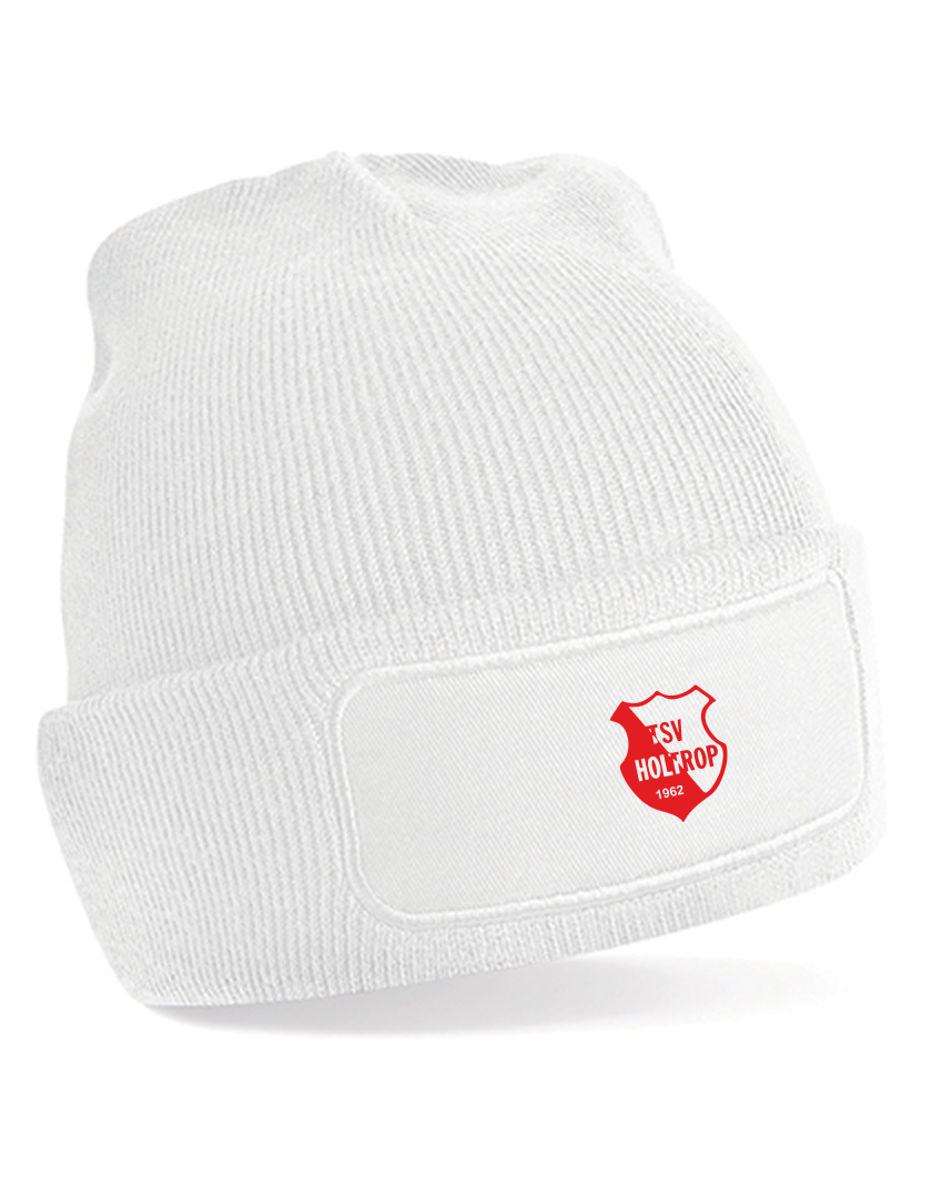 TSV Holtrop Fan - Beanie Patch weiß