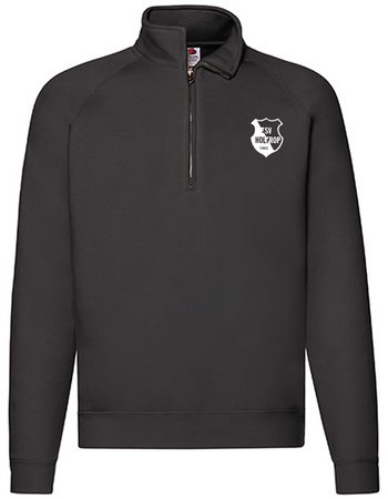 TSV Holtrop Fan - Half Zip Sweat Herren schwarz
