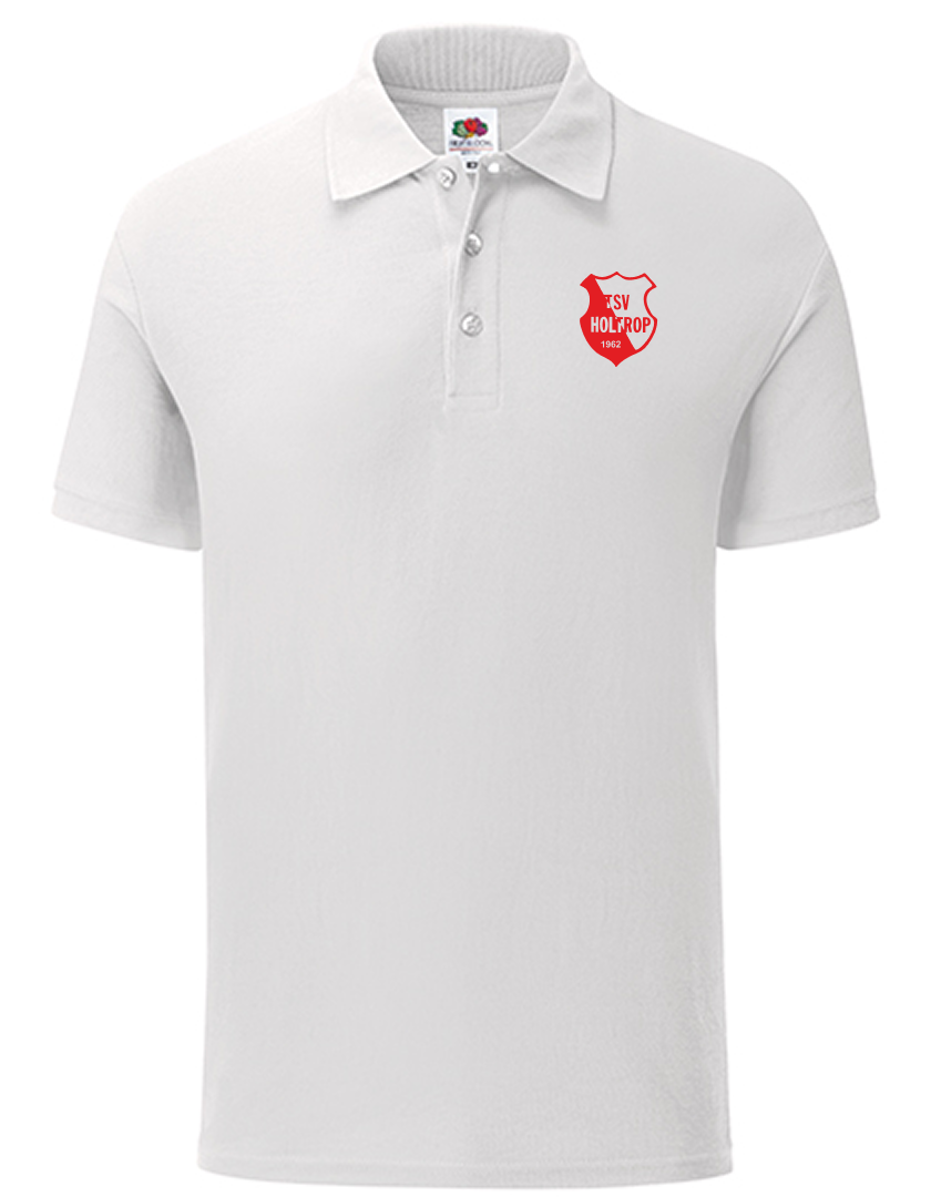 TSV Holtrop Fan - Poloshirt Herren weiß