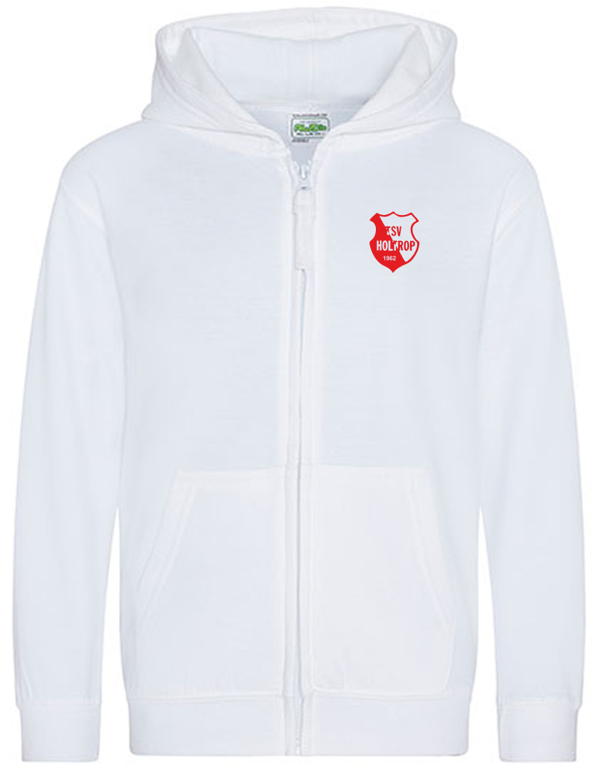 TSV Holtrop Fan - Sweatjacke Kinder weiß