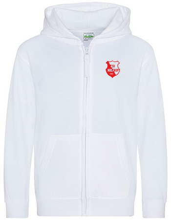TSV Holtrop Fan - Sweatjacke Kinder weiß