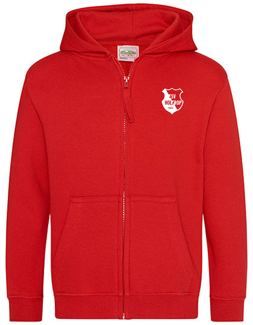 TSV Holtrop Fan - Sweatjacke Kinder rot