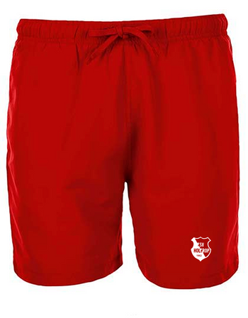 TSV Holtrop Fan - Badeshorts Herren rot