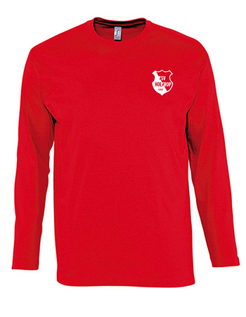 TSV Holtrop Fan - Longsleeve Herren rot