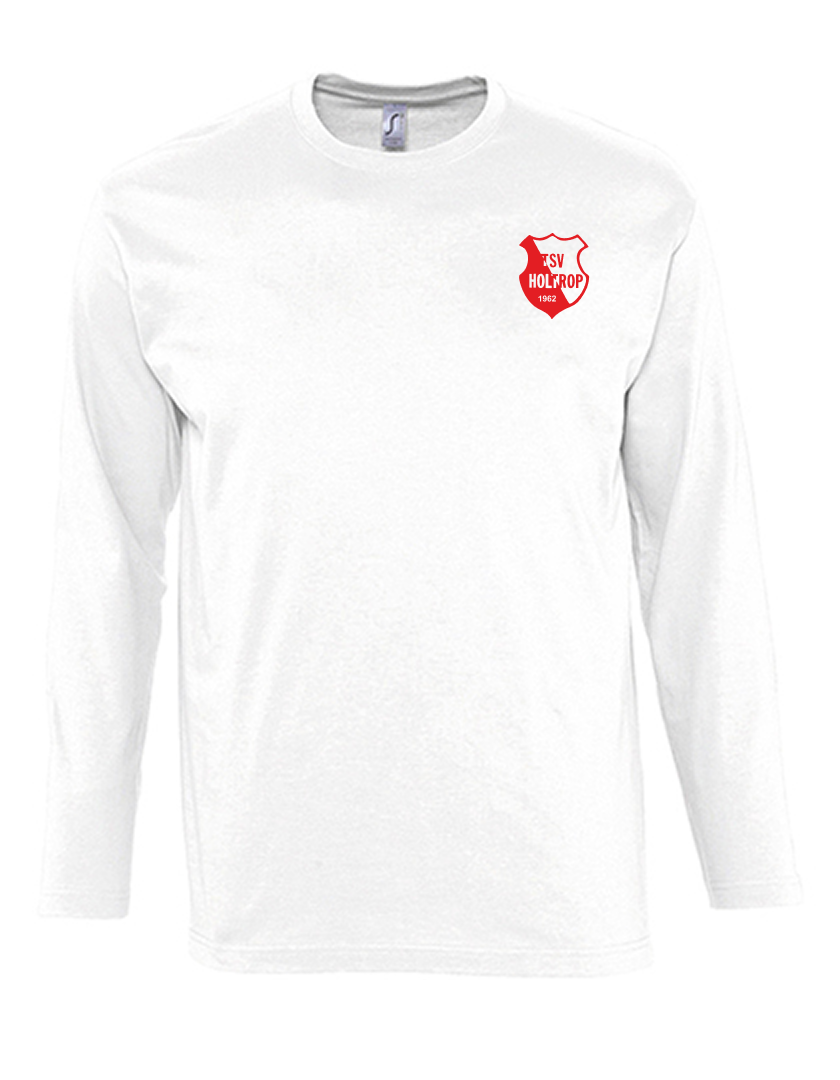 TSV Holtrop Fan - Longsleeve Herren weiß