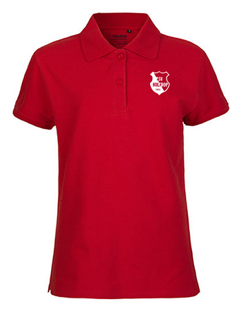 TSV Holtrop Fan - Poloshirt Fairtrade Damen rot
