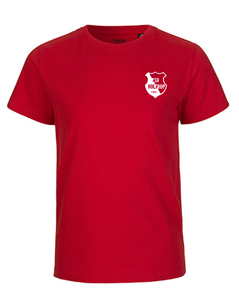 TSV Holtrop Fan - T-Shirt Fairtrade Kinder rot