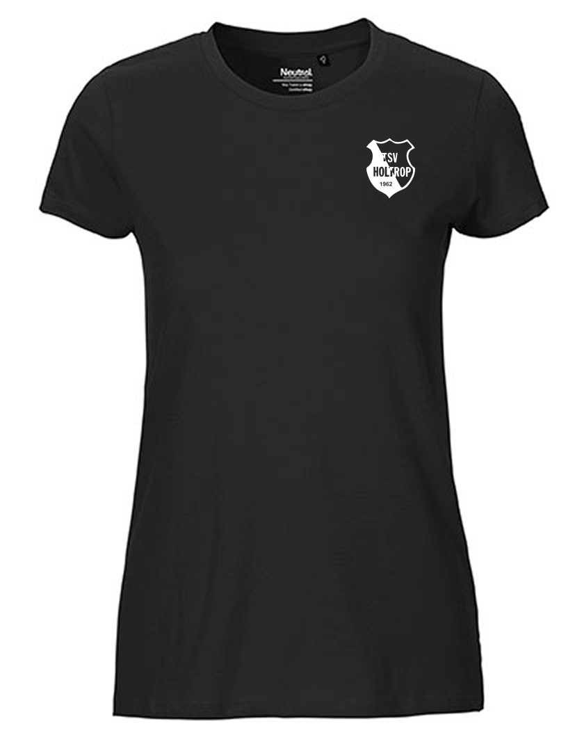 TSV Holtrop Fan - T-Shirt Fairtrade Damen schwarz