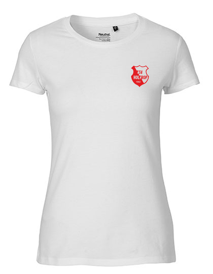 TSV Holtrop Fan - T-Shirt Fairtrade Damen weiß
