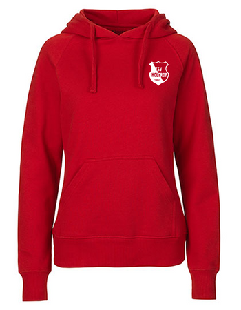 TSV Holtrop Fan - Hoodie Fairtrade Damen rot