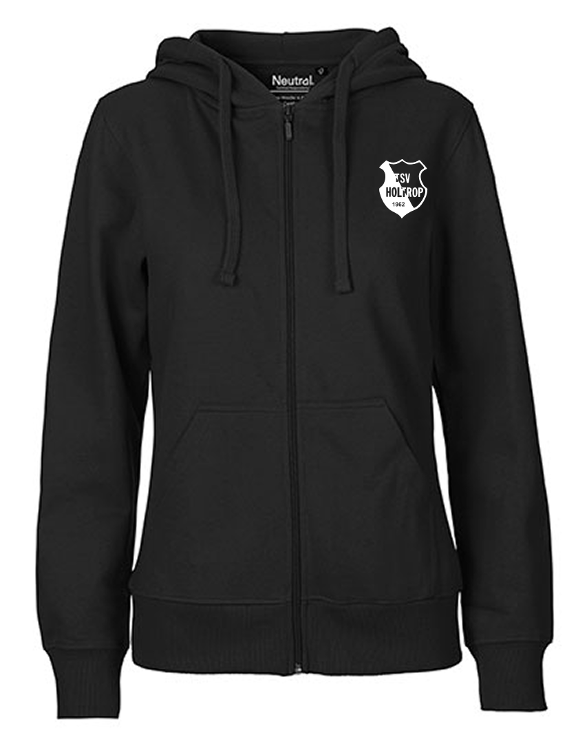 TSV Holtrop Fan - Sweatjacke Fairtrade Damen schwarz