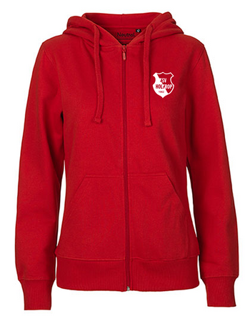 TSV Holtrop Fan - Sweatjacke Fairtrade Damen rot