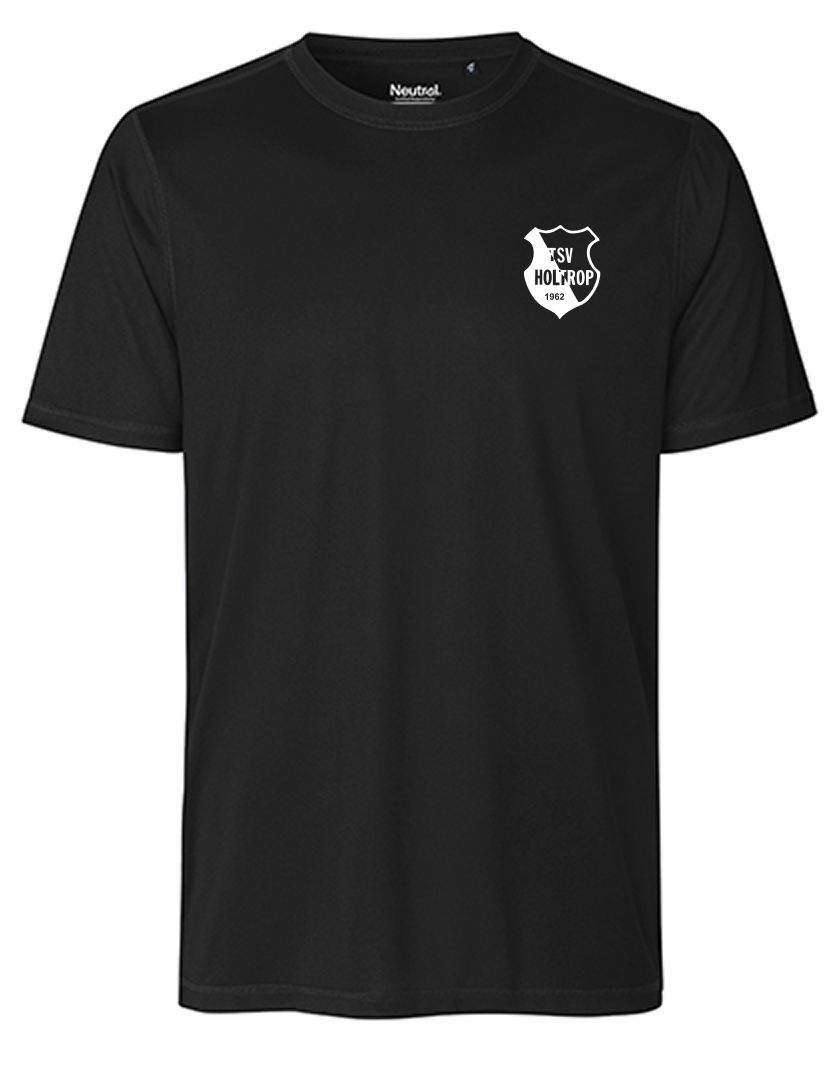 TSV Holtrop Fan - Polyestershirt Fairtrade Herren schwarz