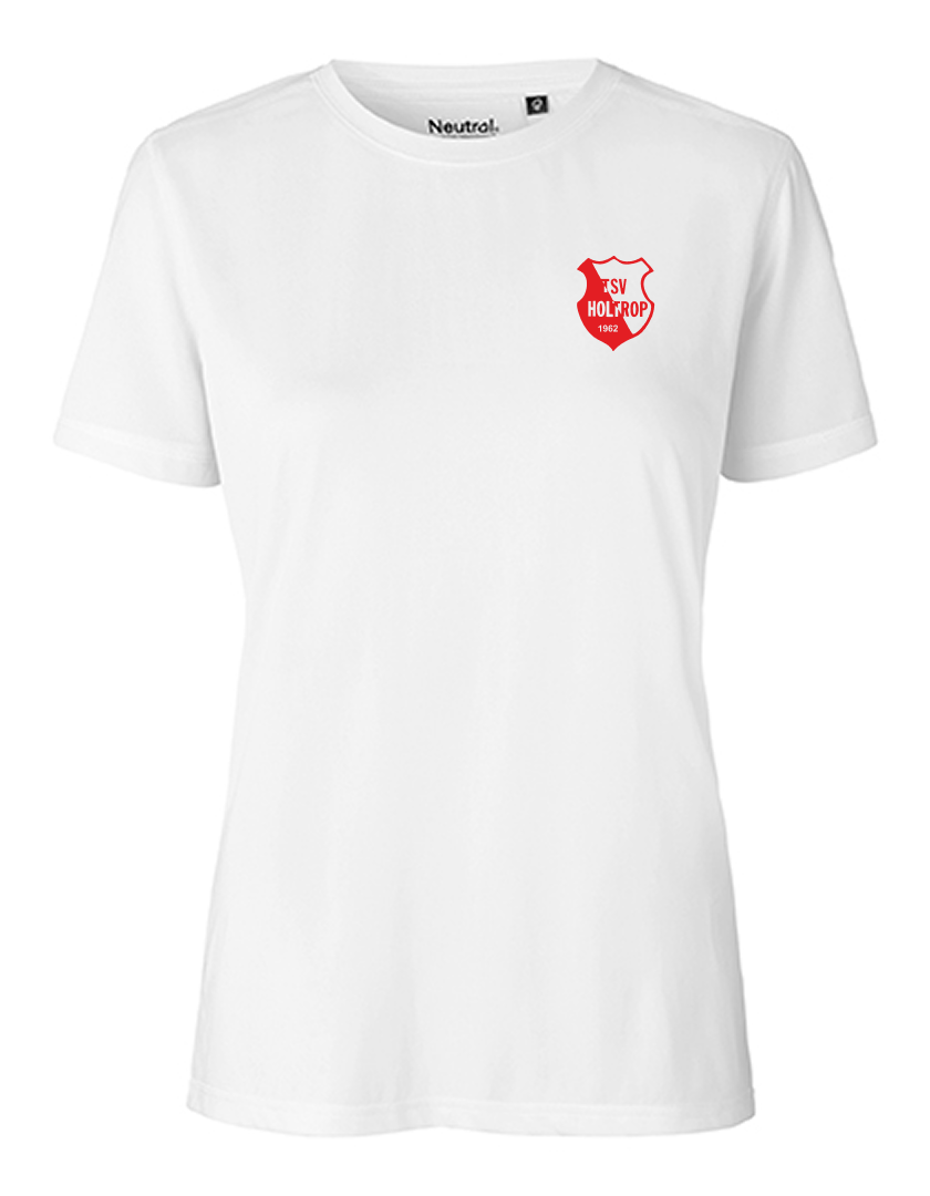 TSV Holtrop Fan - Polyestershirt Fairtrade Damen weiß