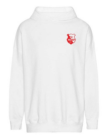 TSV Holtrop Fan - Hoodie oversize Herren weiß