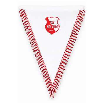 TSV Holtrop Fan - Wimpel 23*29 weiß rot
