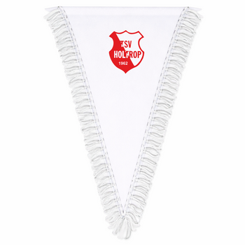 TSV Holtrop Fan - Wimpel 23*29 weiß