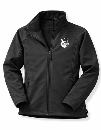 TSV Holtrop Fan - Softshelljacke Damen schwarz