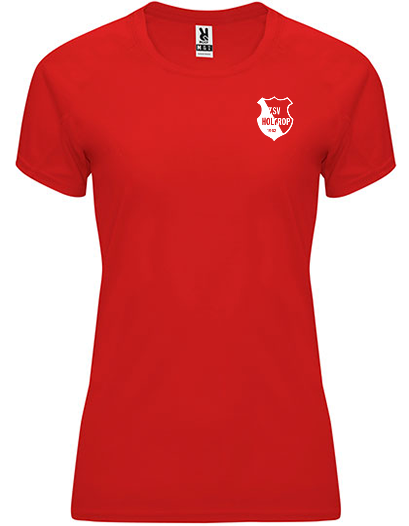 TSV Holtrop Fan - Polyestershirt Damen rot