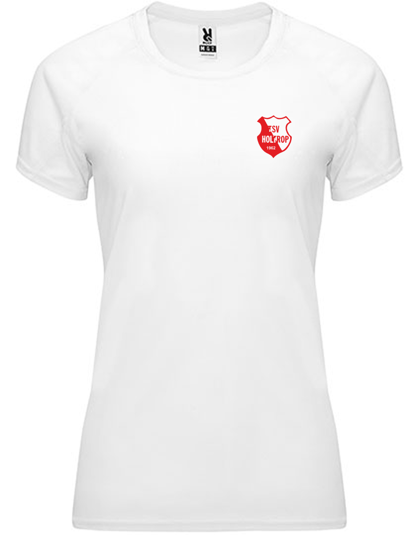 TSV Holtrop Fan - Polyestershirt Damen weiß