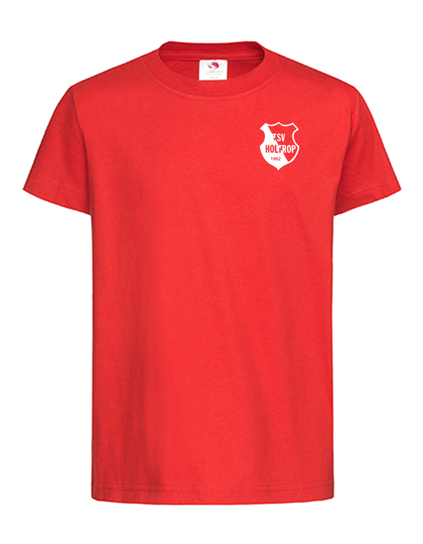 TSV Holtrop Fan - T-Shirt Kinder rot
