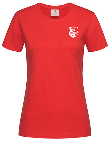 TSV Holtrop Fan - T-Shirt Damen rot