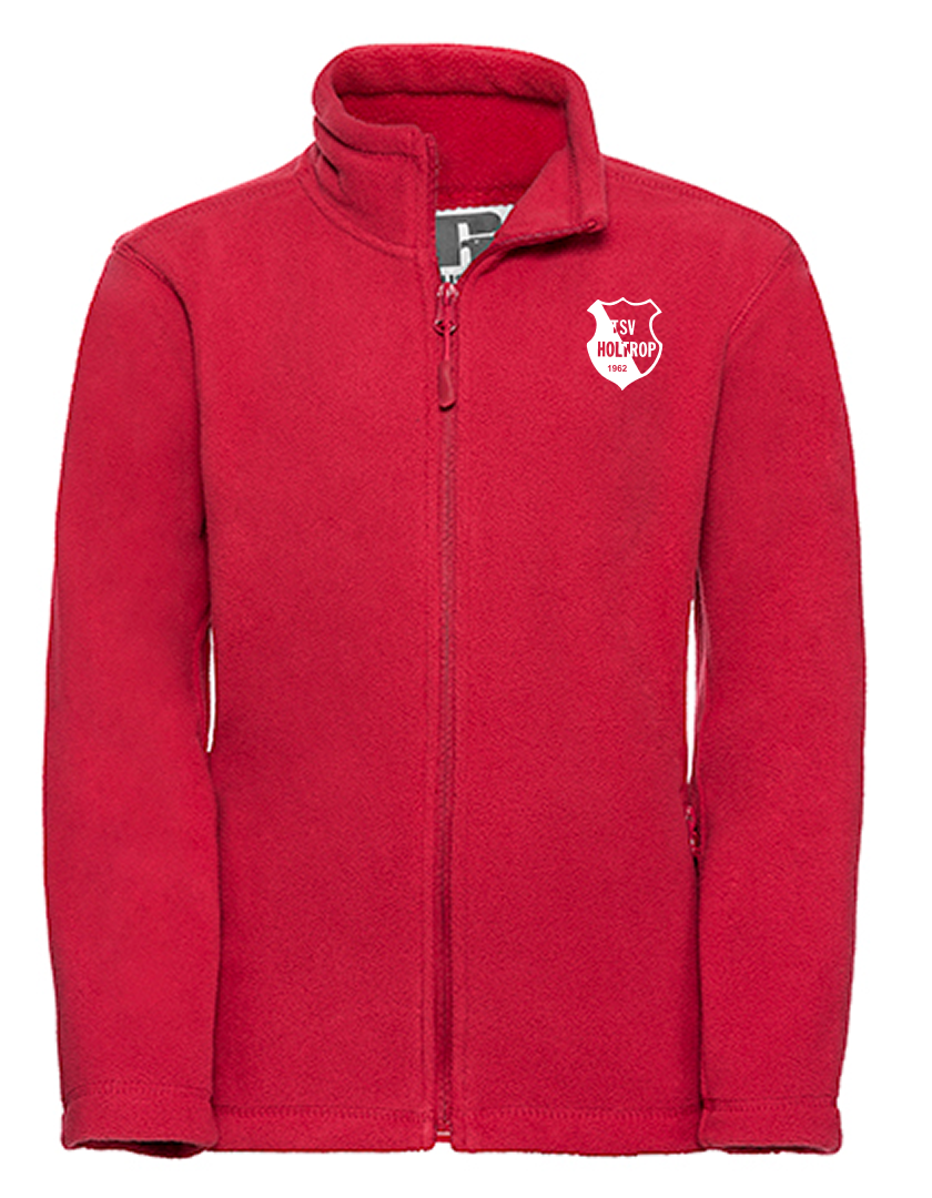 TSV Holtrop Fan - Fleecejacke Kinder rot