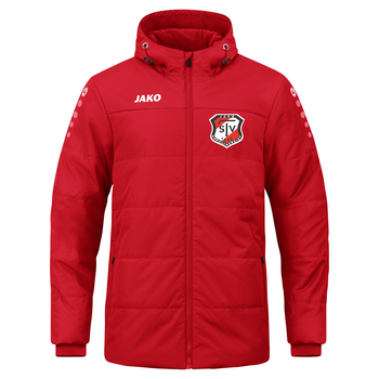 TSV Jahn Carolinensiel Coachjacke Team mit Kapuze Herren Rot