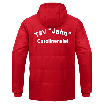 TSV Jahn Carolinensiel Coachjacke Team mit Kapuze Herren Rot