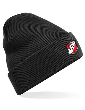 TSV Jahn Carolinensiel Fan - Beanie Strick schwarz
