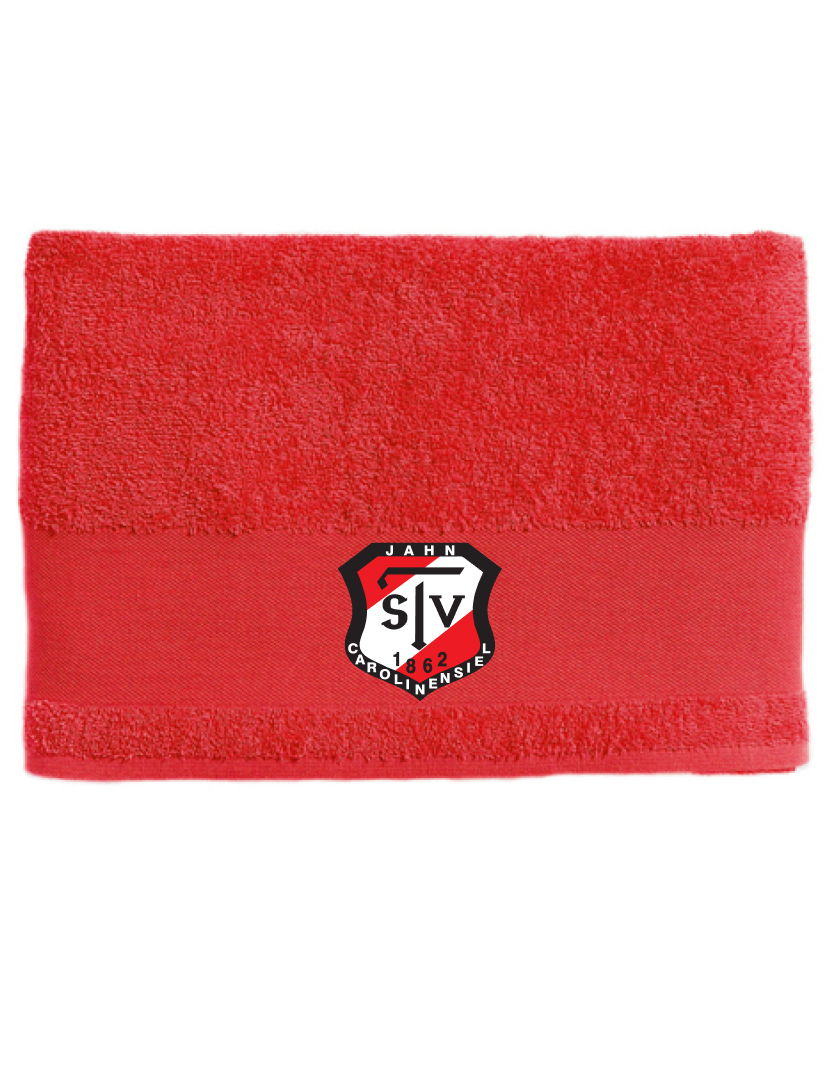TSV Jahn Carolinensiel Fan - Handtuch 50*100 rot