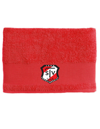TSV Jahn Carolinensiel Fan - Handtuch 50*100 rot