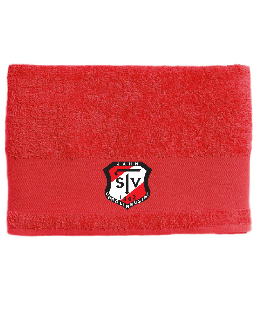 TSV Jahn Carolinensiel Fan - Duschtuch 70*140 rot
