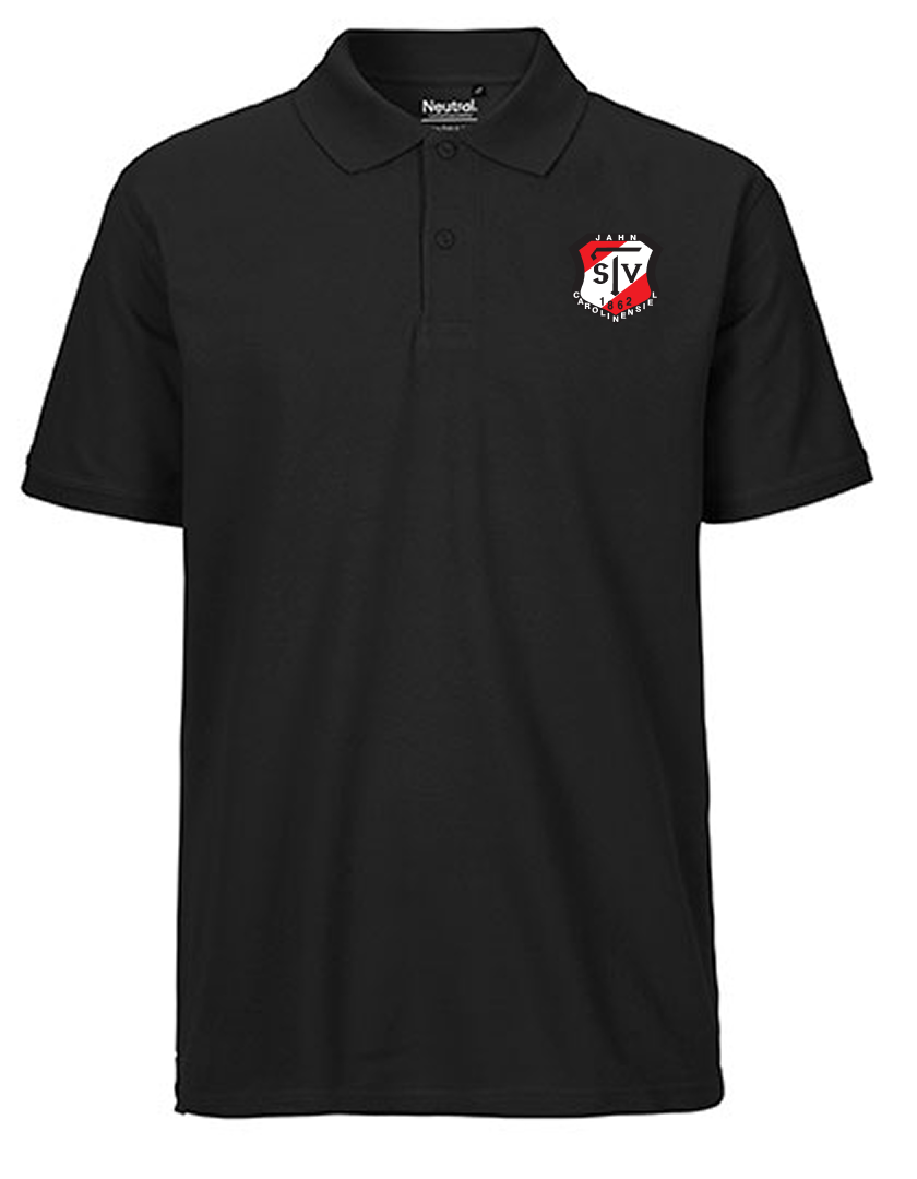 TSV Jahn Carolinensiel Fan - Poloshirt Fairtrade Herren schwarz